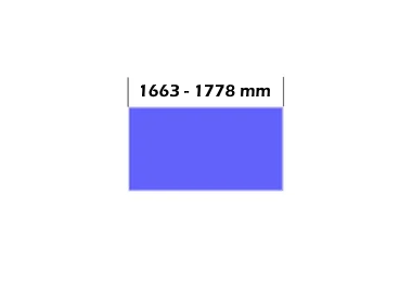 Paneel Lengte 1663-1778 mm