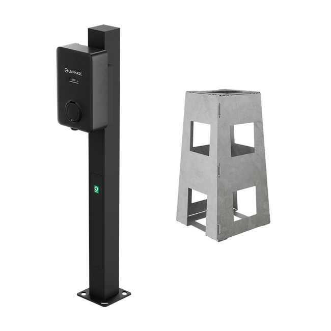 Enphase ONEPOLE montagepaal met of zonder kabelhouder