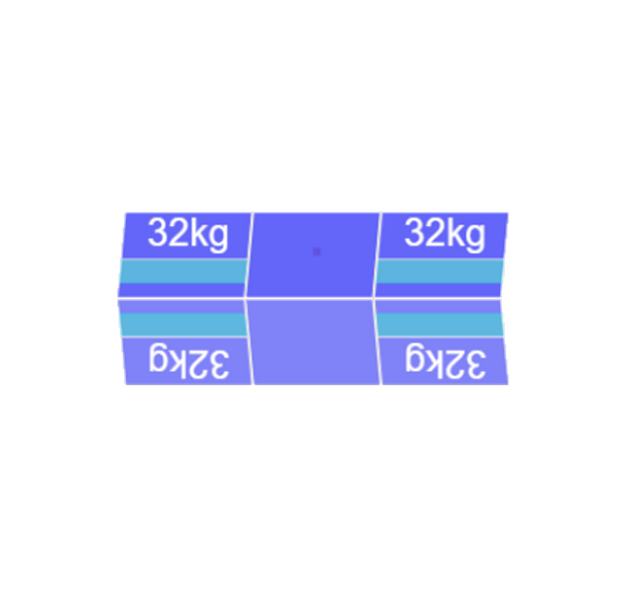 Blubase Connect Montageset Oost/West Landscape 6 panelen 1757-1894MM