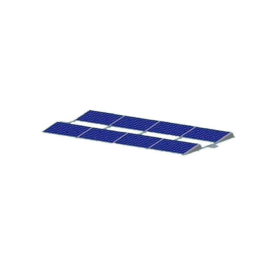 Blubase Connect Montageset Oost/West Landscape 8 panelen 1895-2010MM