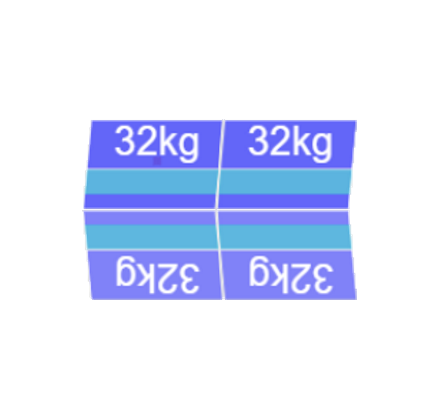 Blubase Connect Montageset Oost/West Landscape 2 panelen 1757-1894MM