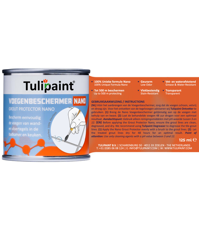 Tulipaint Voegenbeschermer Nano - 100% Transparant