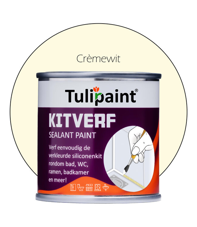 Tulipaint Kitverf 125ml / Siliconenkit verven