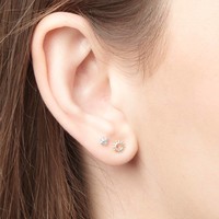 thumb-Rise and Shine Studs Silver-3