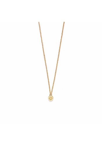 Compass Necklace Gold 