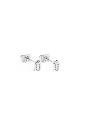 The Jordaan Studs Silver 