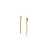 Metropolis Earrings Gold Plated