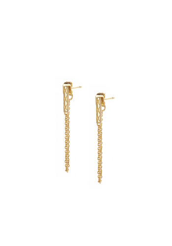 Metropolis Earrings Gold Plated 