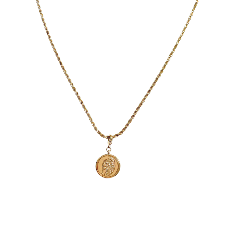 Gaia Necklace Gold Plated-3