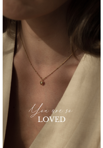 Love Necklace Gold Plated 