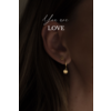 Heart Hoops Gold Plated