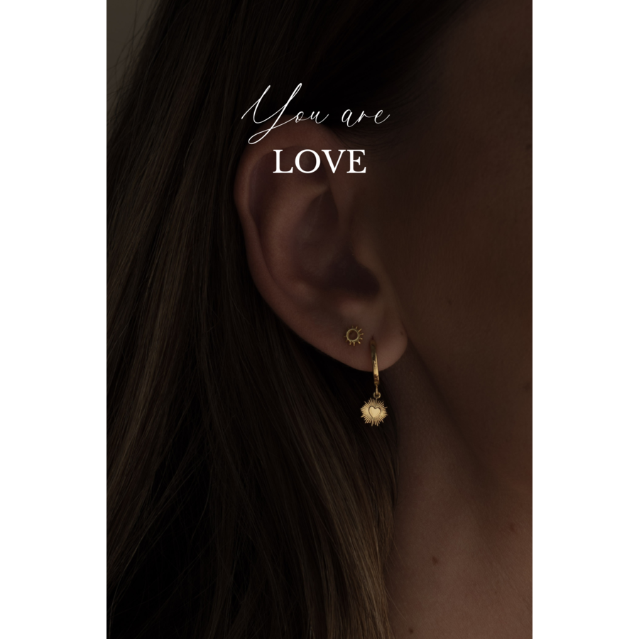 Heart Hoops Gold Plated-1