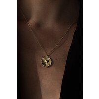 thumb-Heart Necklace Gold Plated-4