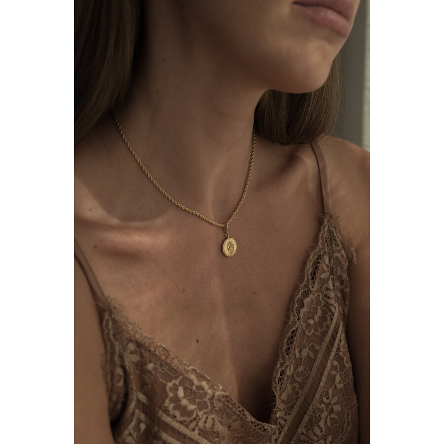 Gaia Necklace Gold Plated-2