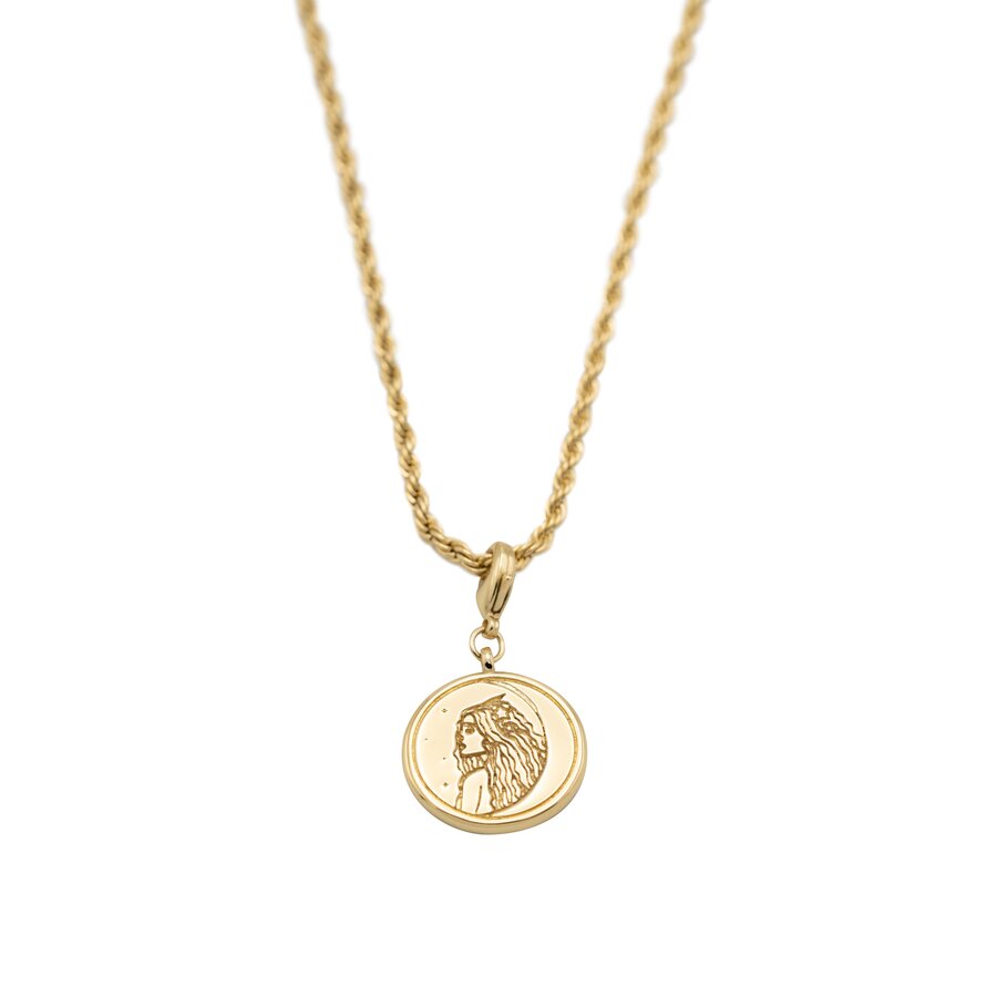 Gaia Necklace Gold Plated-5