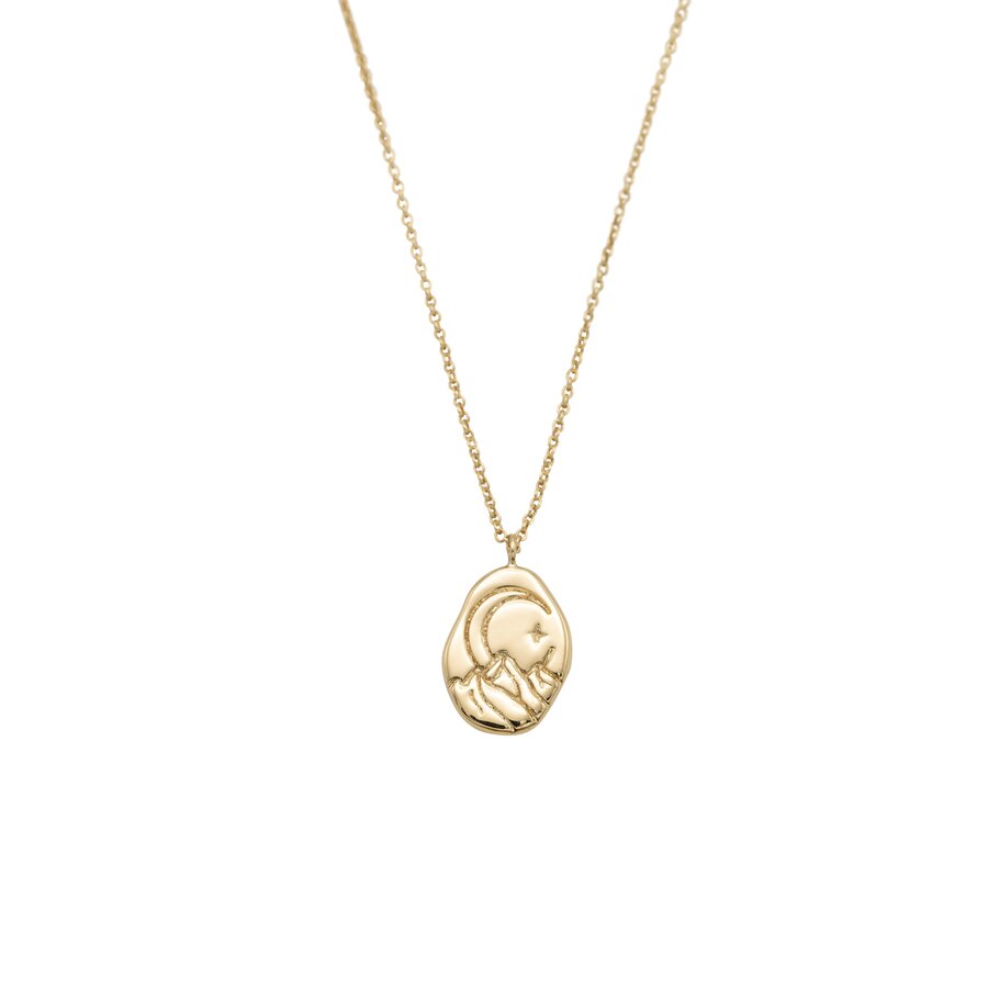 Cosmos Necklace Gold Plated-4