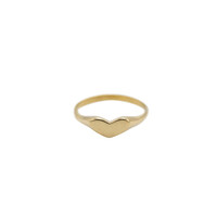 thumb-Heart Signet Ring Verguld-3