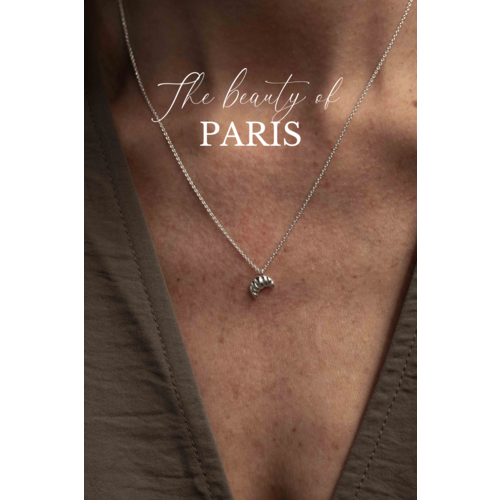 Croissant Necklace Silver 