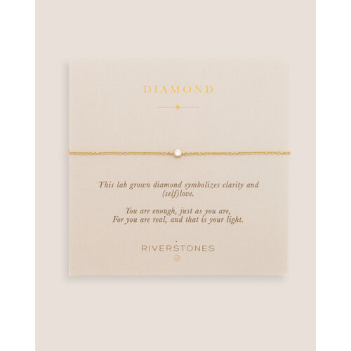 Diamond Bracelet Gold Plated 