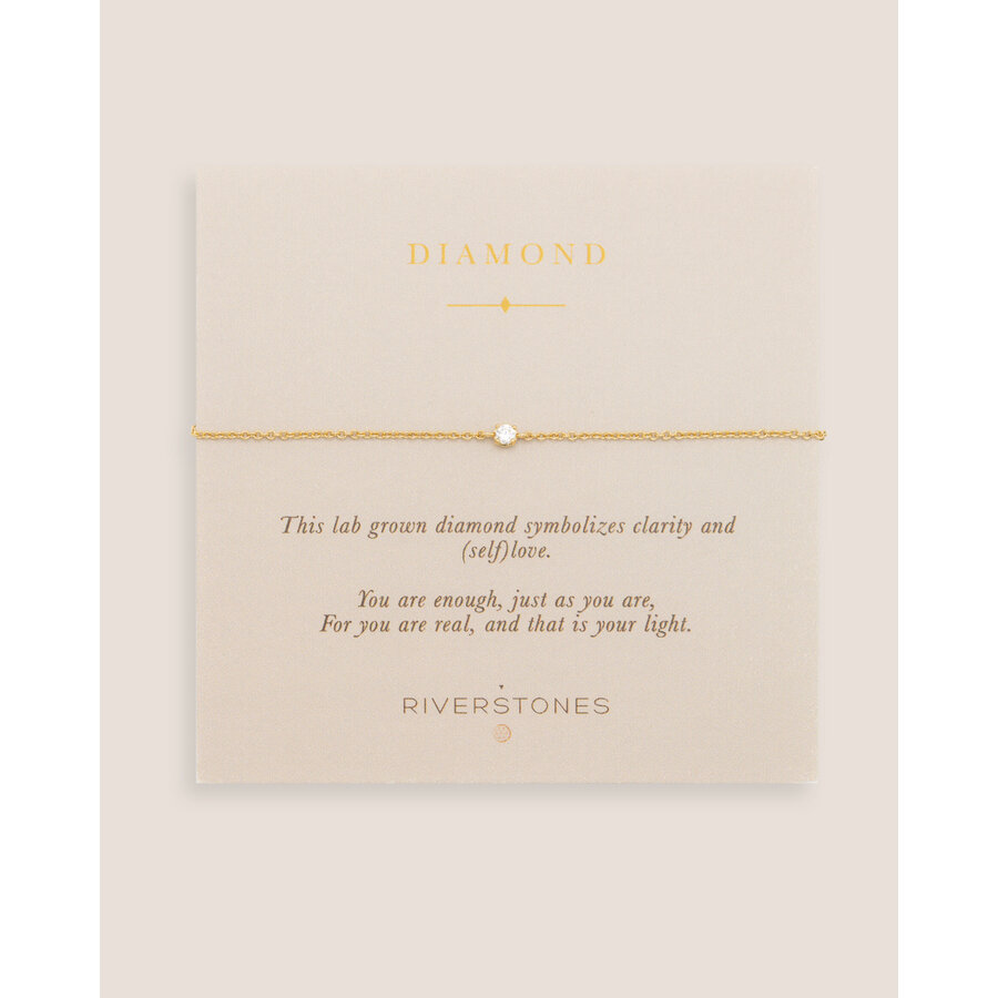Diamond Bracelet Gold Plated-1