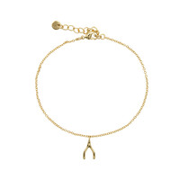 thumb-Wishbone Bracelet Gold Plated-2