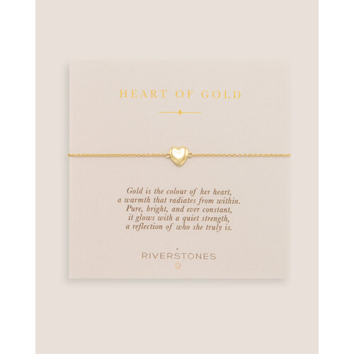 Heart of gold Bracelet Gold Plated 
