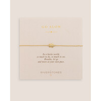 thumb-Go Slow Bracelet Gold Plated-1