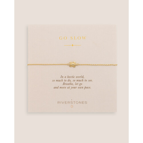 Go Slow Bracelet Gold Plated 