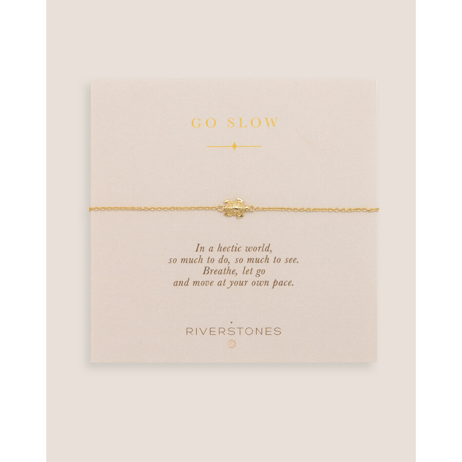 Go Slow Bracelet Gold Plated-1