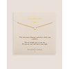 Diamond Necklace Gold Plated