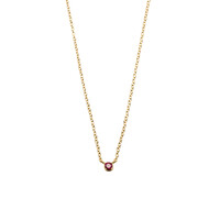 thumb-Garnet Ketting Verguld-2