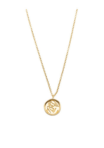 Mom Necklace Gold Plated 
