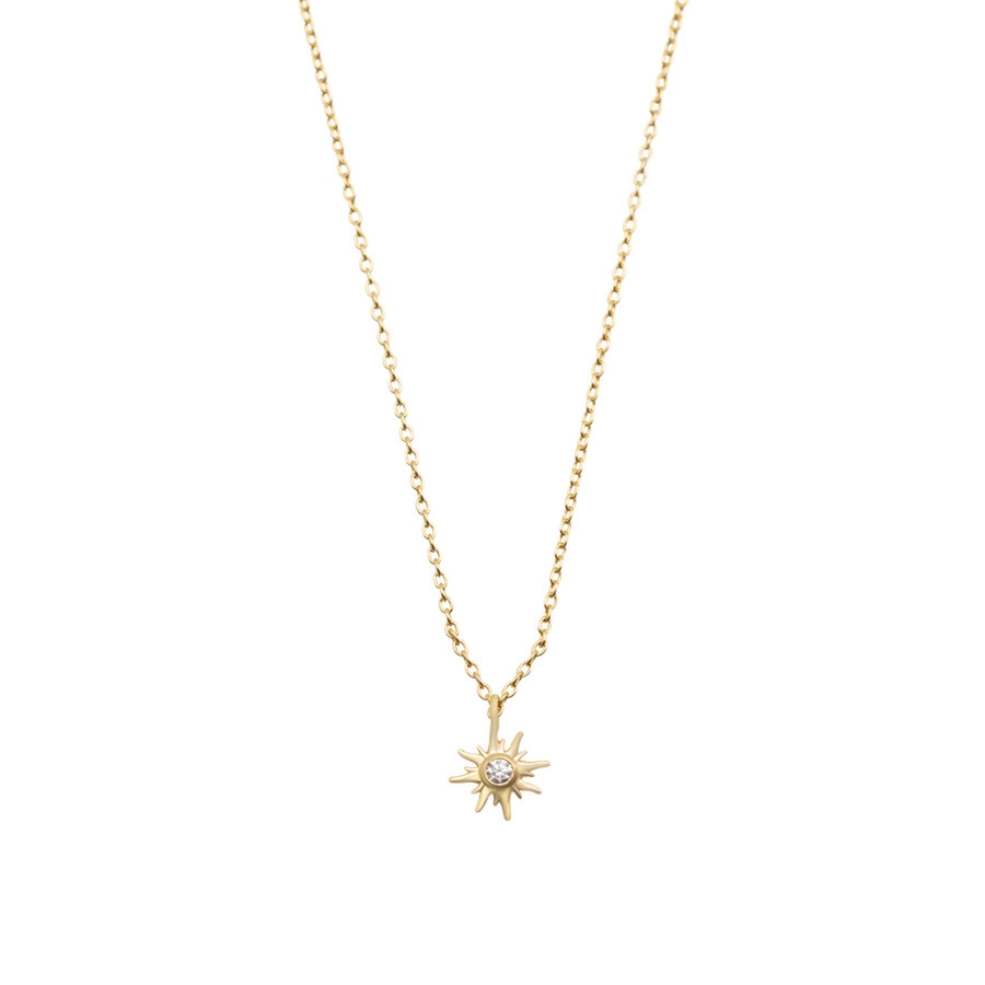 Sunshine Necklace Gold Plated-3