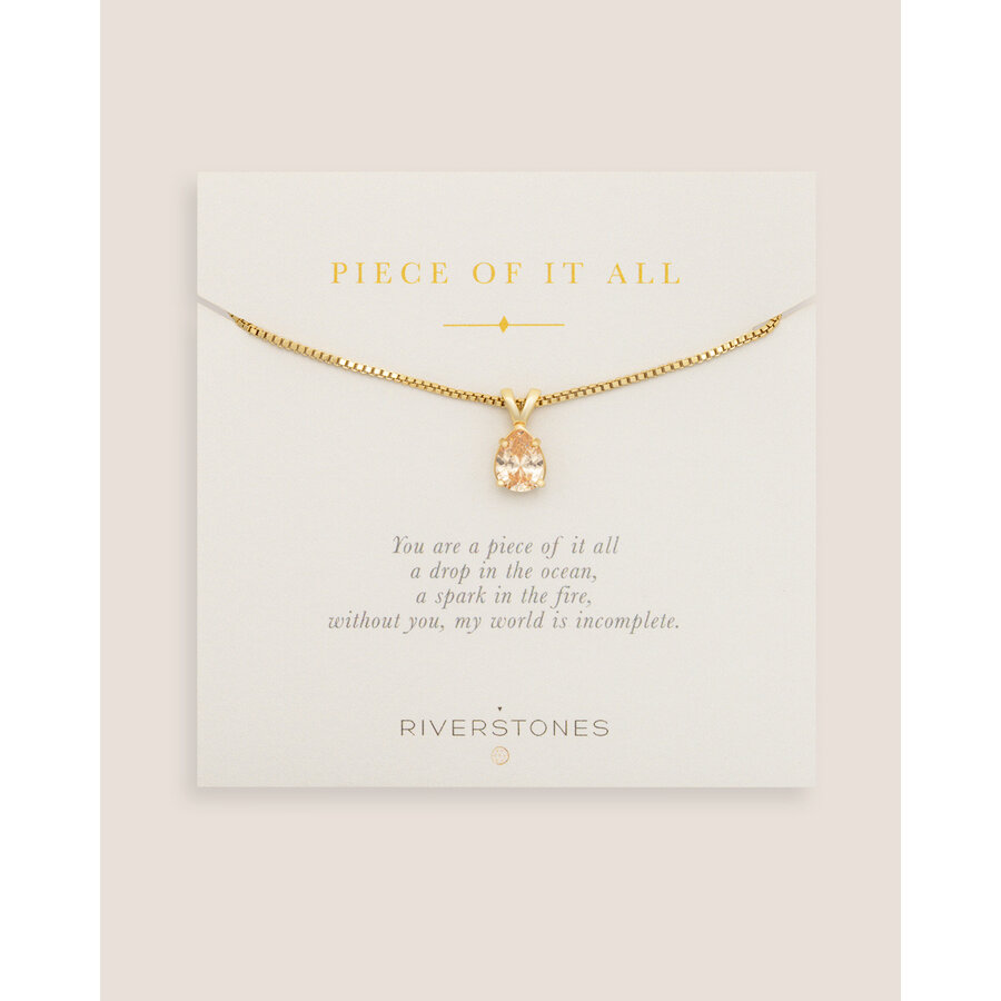 Drop Necklace Gold Plated-2