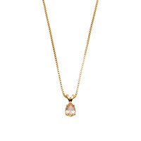thumb-Drop Necklace Gold Plated-3