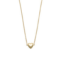 thumb-Heart of Gold Necklace Gold Plated-2