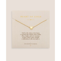 thumb-Heart of Gold Necklace Gold Plated-1
