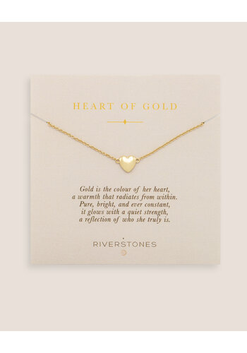 Heart of Gold Necklace Gold Plated 