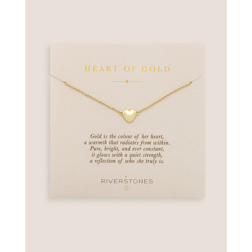 Heart of Gold Necklace Gold Plated 