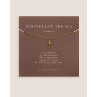 thumb-Shell Necklace Gold Plated-2