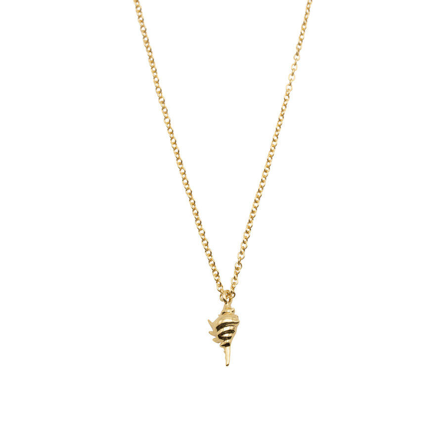 Shell Necklace Gold Plated-3