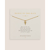 Dance in the rain Necklace Gold Plated