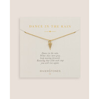 thumb-Dance in the rain Necklace Gold Plated-1