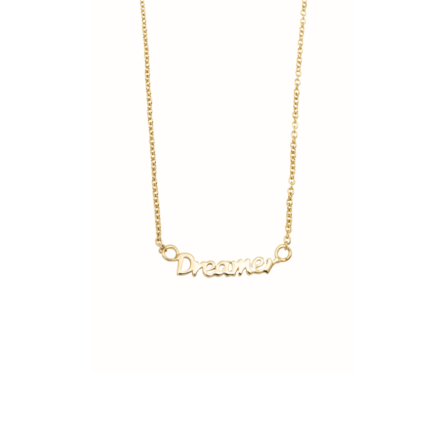 Never stop dreaming Necklace Gold Plated-2