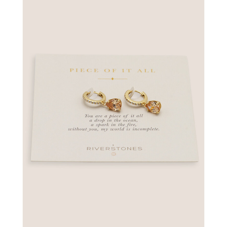 Drop Hoops Gold Plated-5