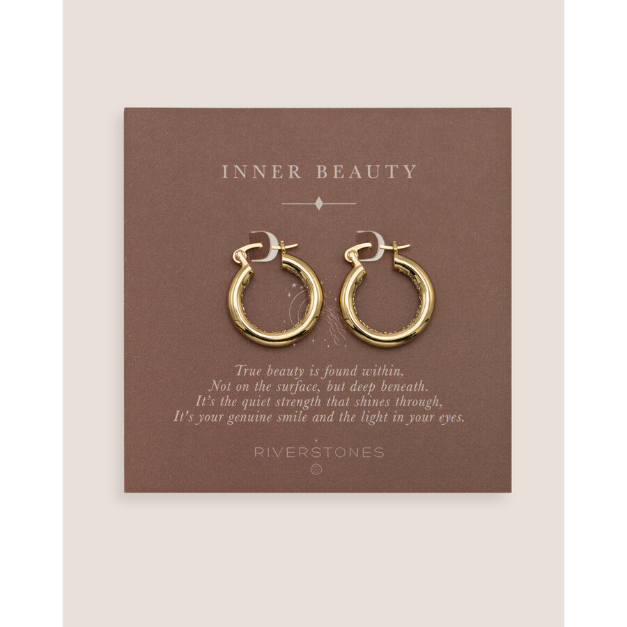 Inner Beauty Hoops Gold Plated-2