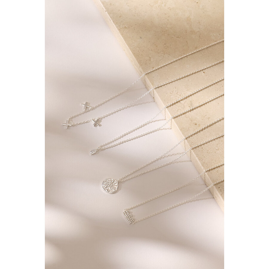 Canal Necklace Silver-5