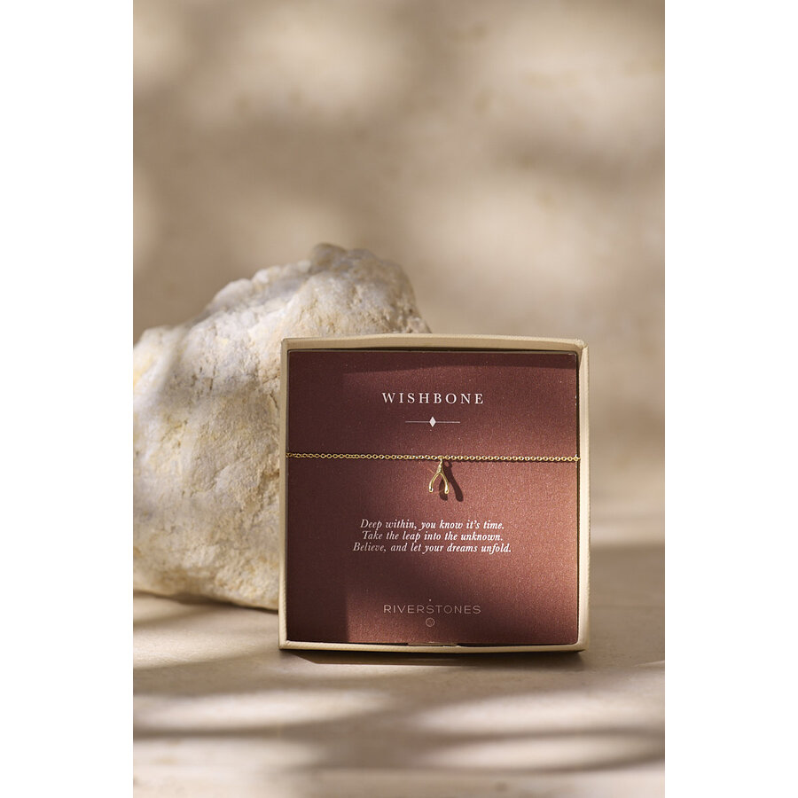 Wishbone Armband Verguld-3