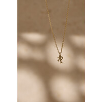 thumb-Coral Necklace Gold Plated-4