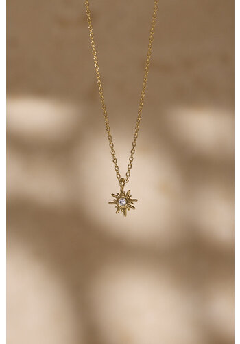 Sunshine Necklace Gold Plated 